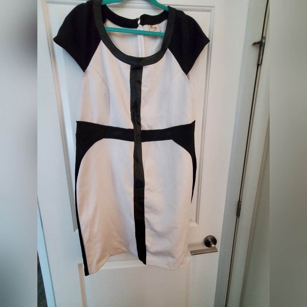 Black and white dress